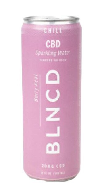 BLNCD CBD Sparkling Water - Berry Acai