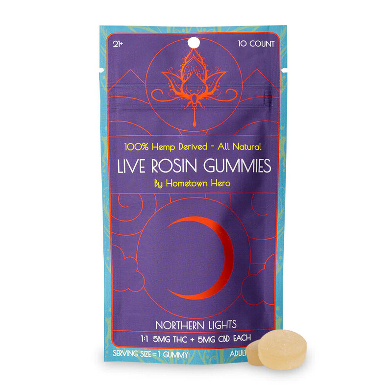 hometown-hero-gummies-live-rosin-northern-lights