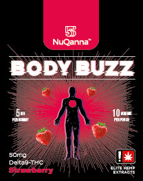 Body Buzz THC Gummies – Strawberry
