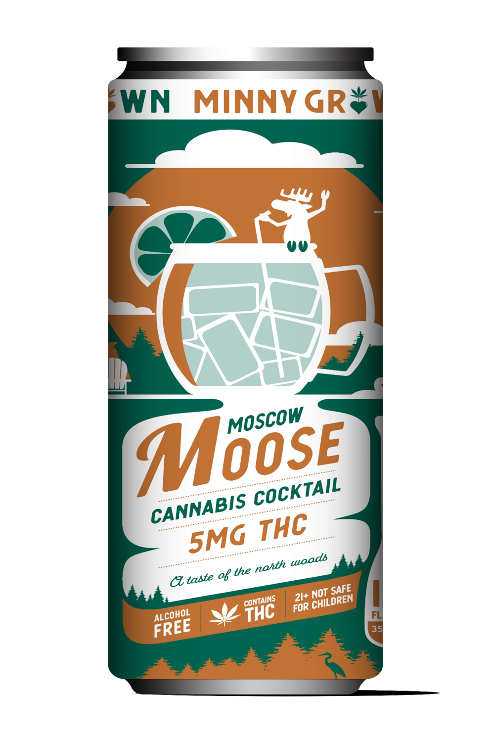Minny Grown Beverage - Moscow Moose - Cannabis Cocktail