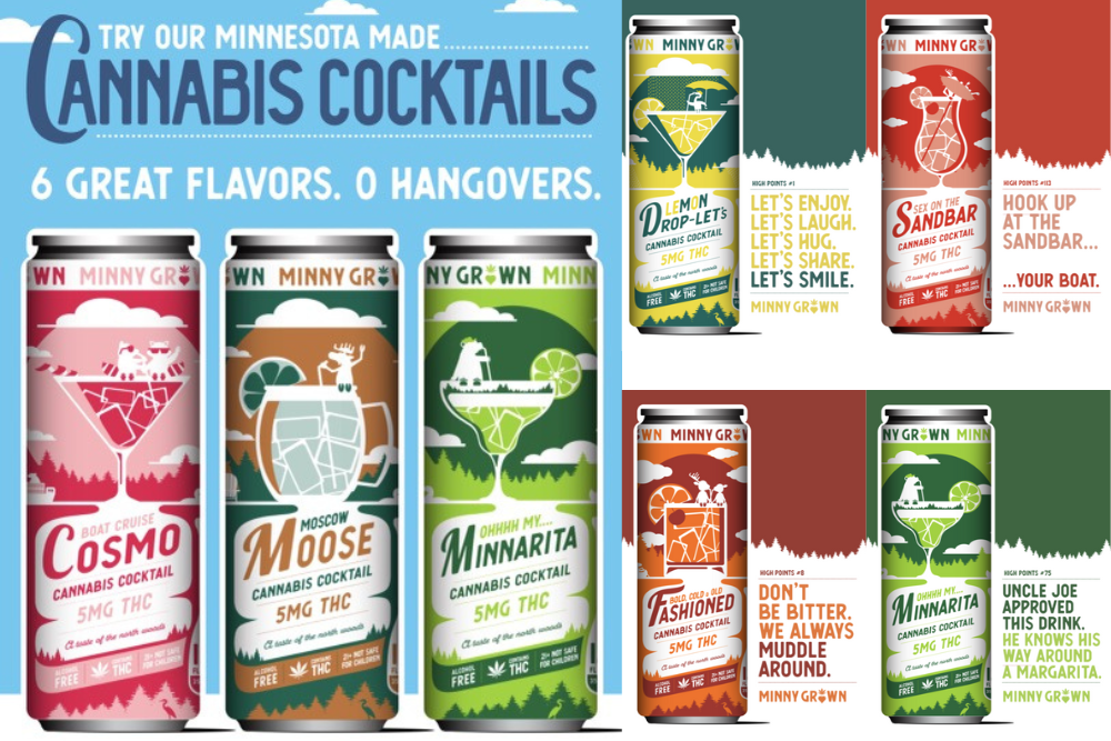 Minny Grown Cannabis Cocktails