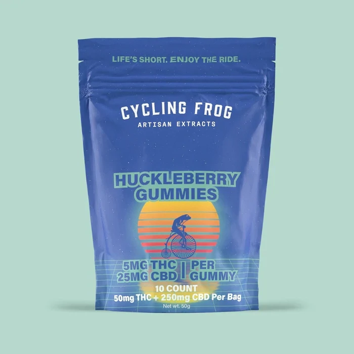 Cycling Frog Gummies - Huckleberry 5mg 10 ct bag