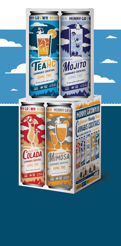 Minny Grown Summer Variety Pack of 4 Seasonal flavors