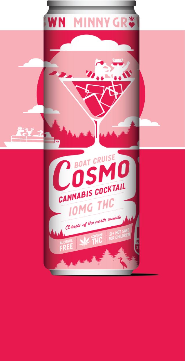 Minny Grown Beverage - Boat Cruise Cosmo | Cannabis Cocktail