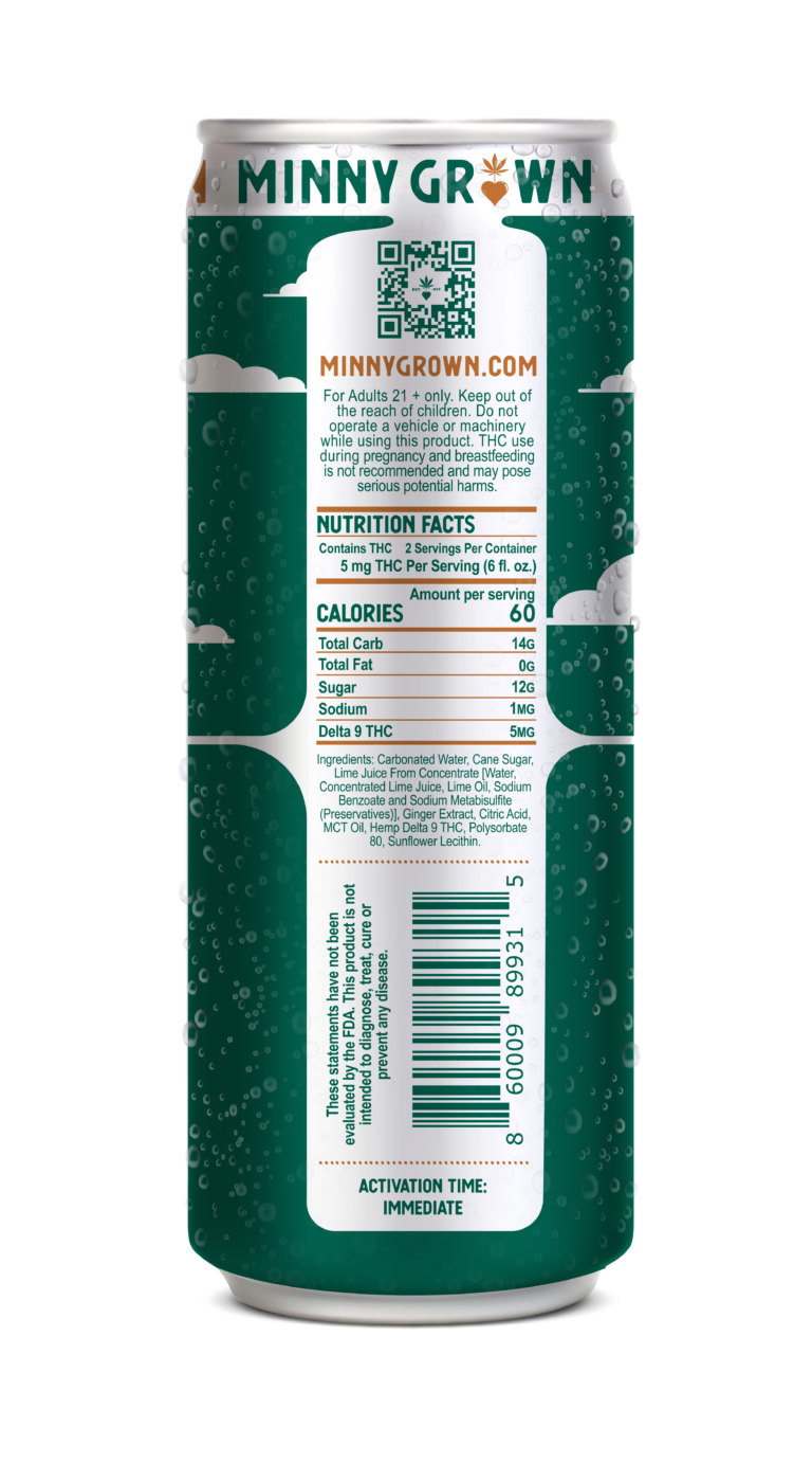 Minny Grown Beverage - Moscow Moose - Cannabis Cocktail