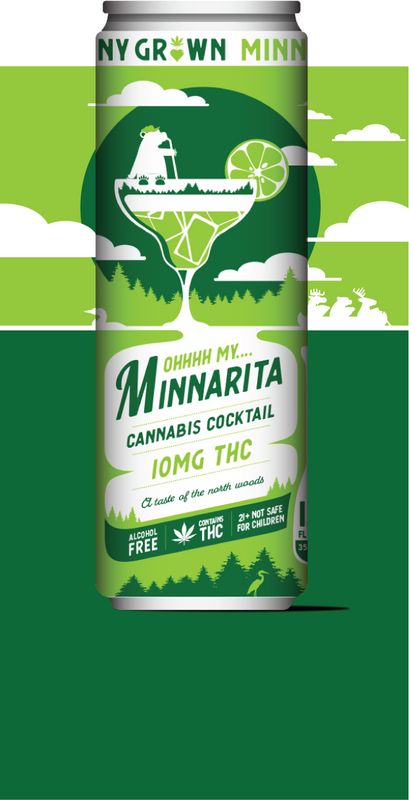 Minny Grown Beverage - Ohhhh My... Minnarita | Cannabis Cocktail 10mg/THC