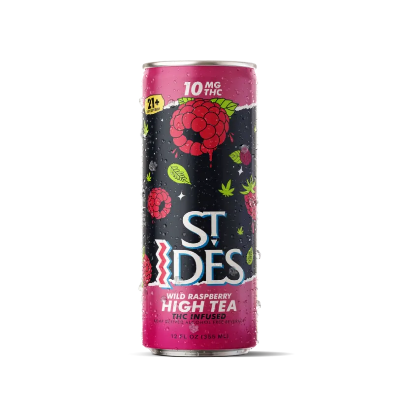 St Ides Wild Raspberry High Tea - 10mg