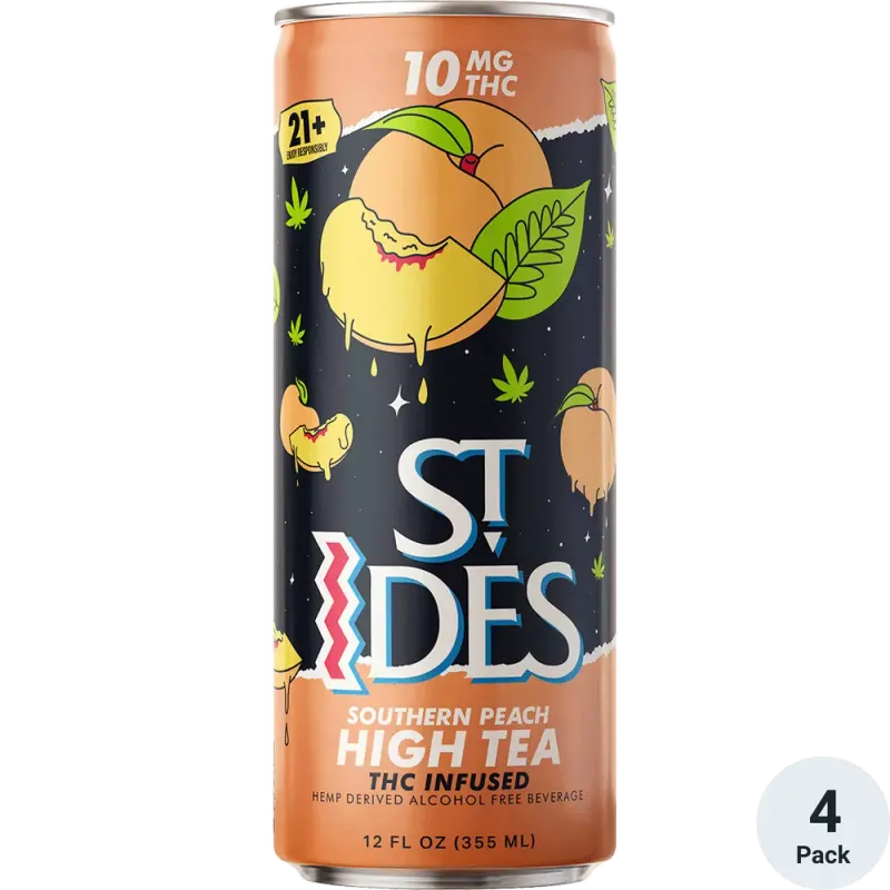 St Ides 10mg THC High Tea Peach