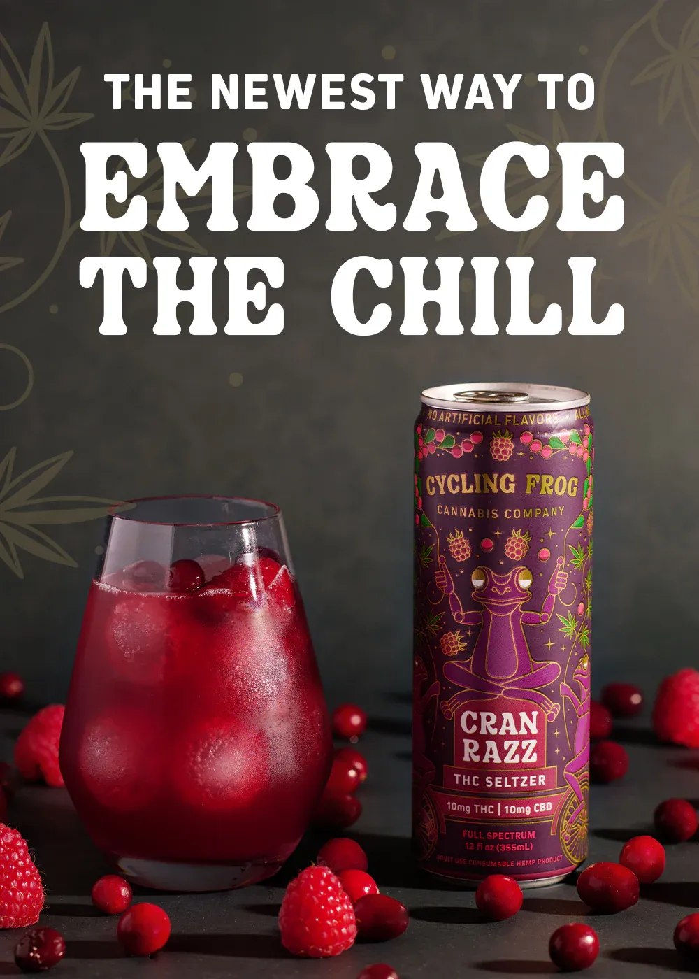 Cycling Frog Cran Razz THC Seltzer