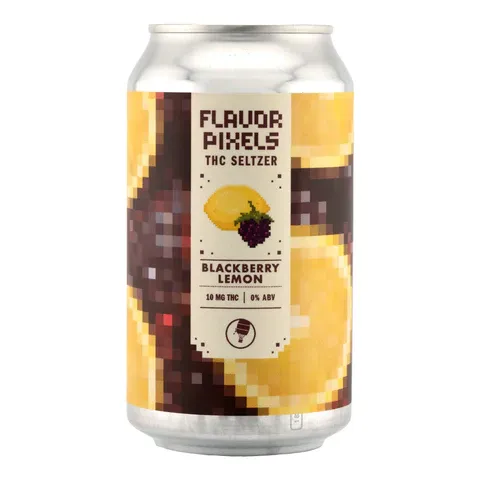 Insight Flavor Pixels THC Seltzer Blackberry Lemon