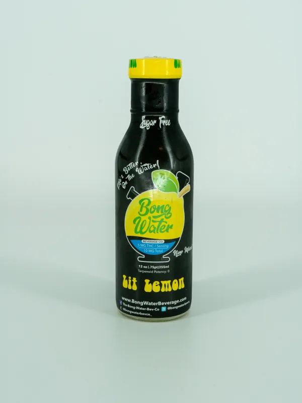 Bong Water Lit Lemon | 10mg THC Beverage | 12oz