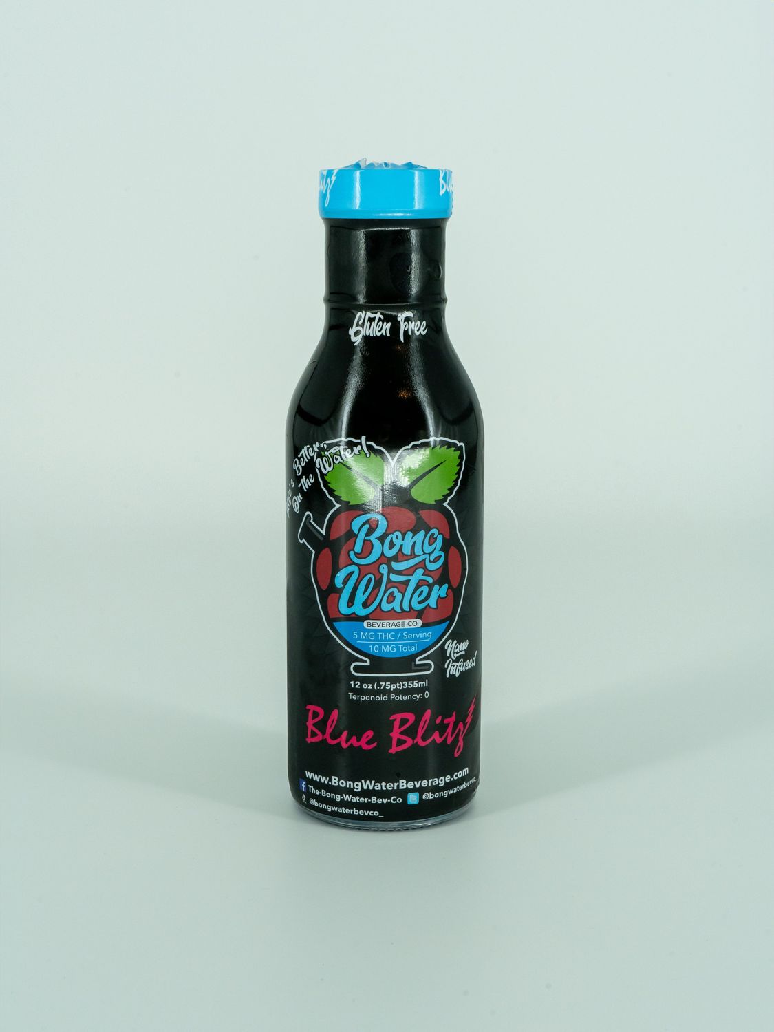 Bong Water Blue Blitz | 10mg THC Beverage | 12oz