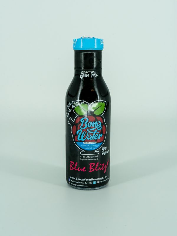 Bong Water Blue Blitz | 10mg THC Beverage | 12oz