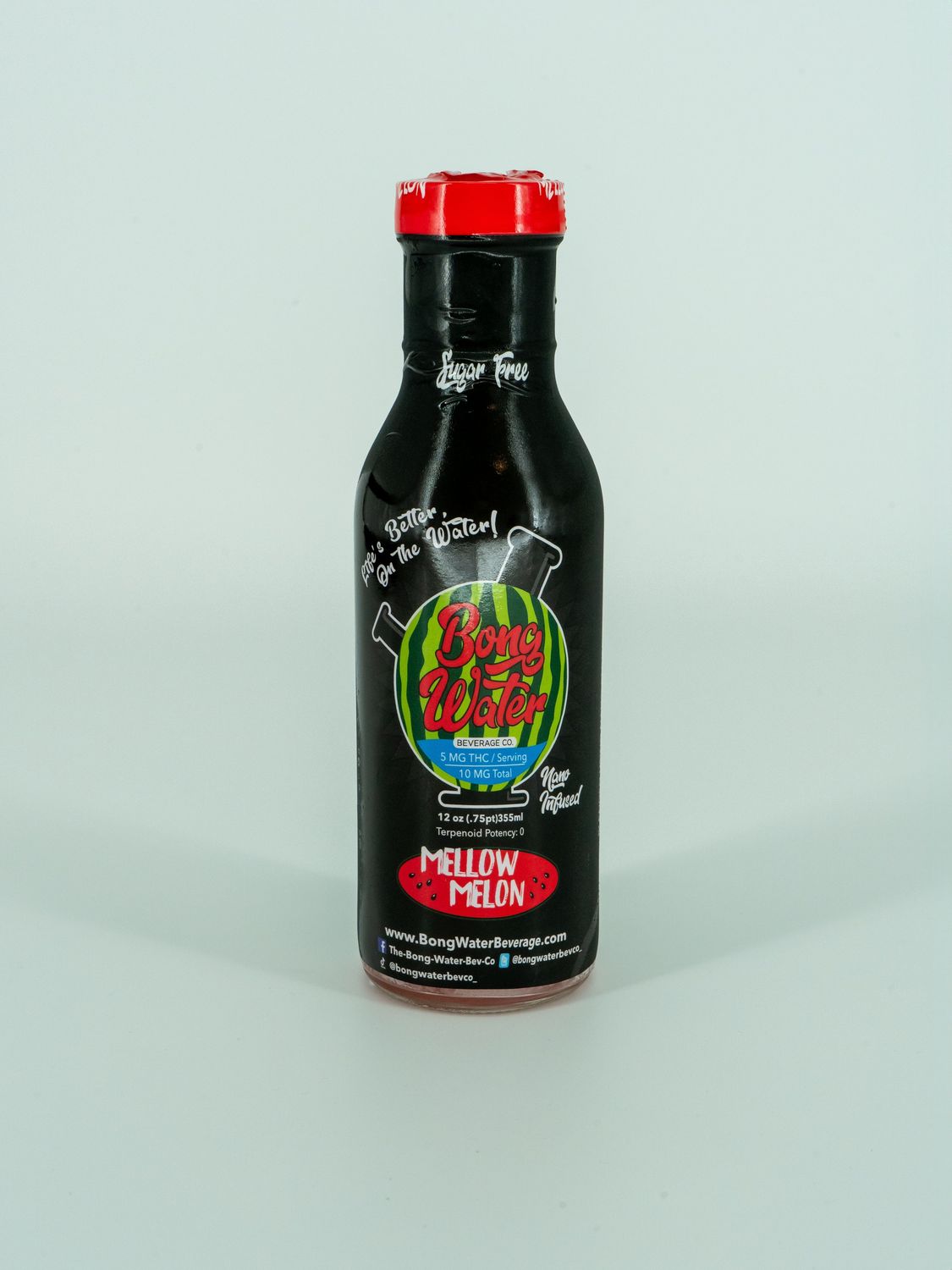 Bong Water Mellow Melon | 10mg THC Beverage | 12oz