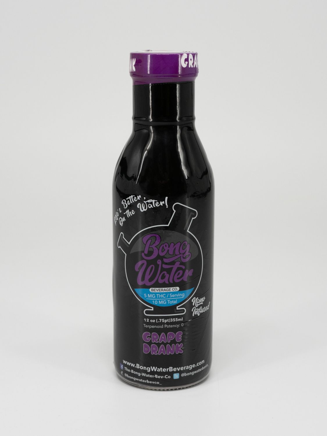 Bong Water Grape Drank | 10mg THC Beverage | 12oz
