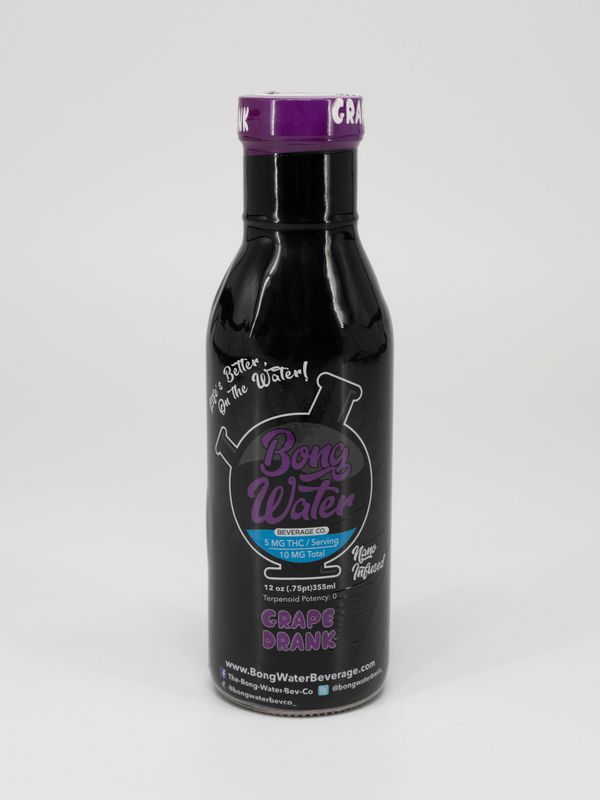 Bong Water Grape Drank | 10mg THC Beverage | 12oz