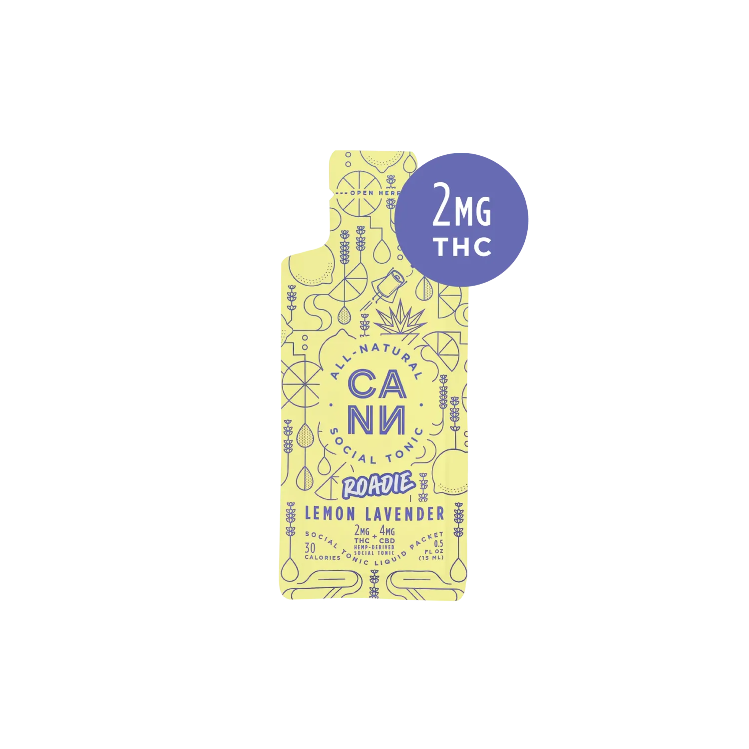 CANN Roadie Lemon Lavender-Social Tonic Liquid Packet