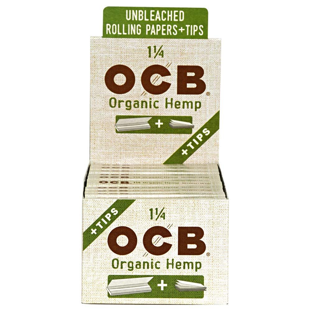 OCB Organic Hemp Papers & Tips - 50pk / 1 1/4"