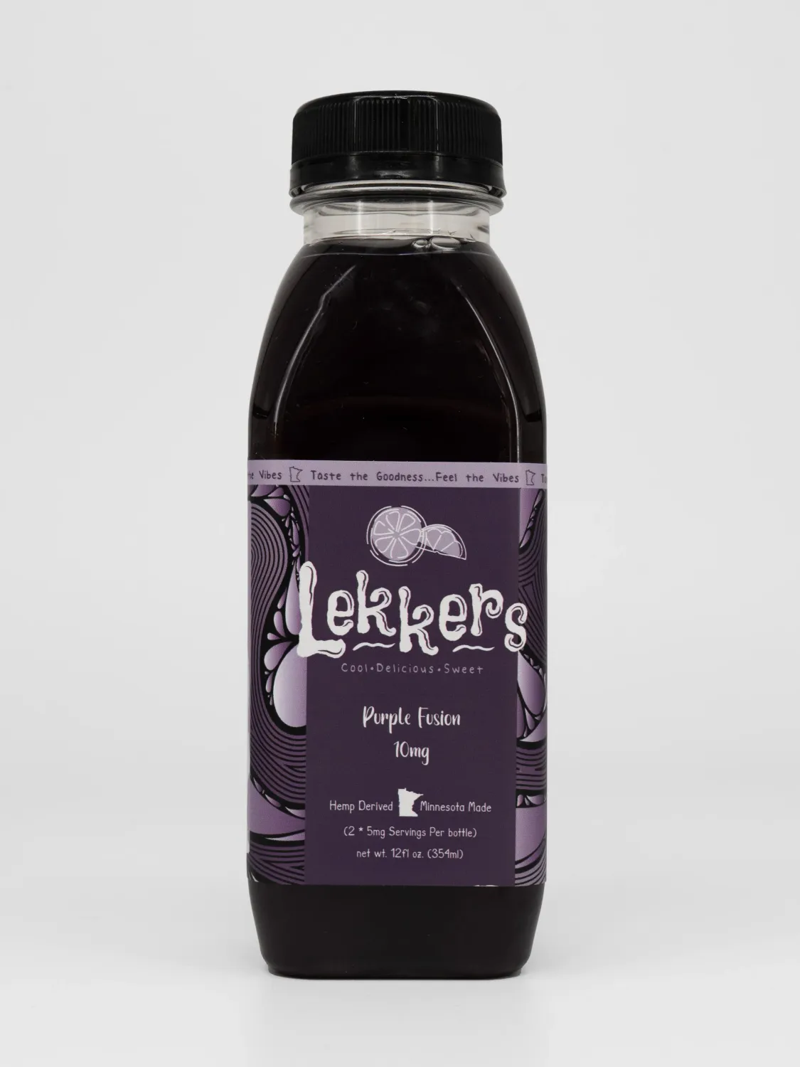 Lekkers | 10mg D9 THC Drink | 12oz Purple Fusion