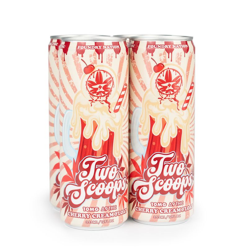 Foundry Nation Two Scoops – Cherry Cream Float 10mg THC