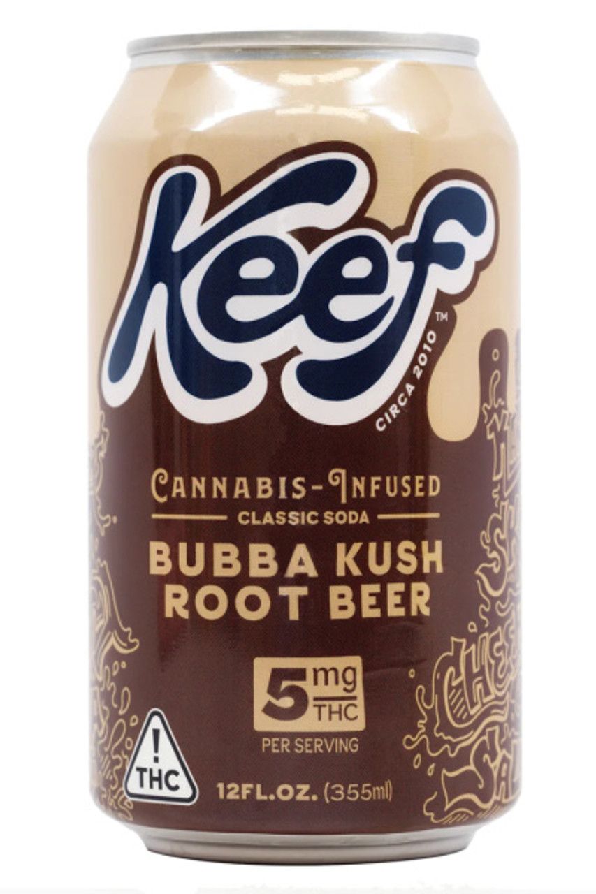 Keef Bubba Kush Root Beer 5mg THC 12 fl. oz.