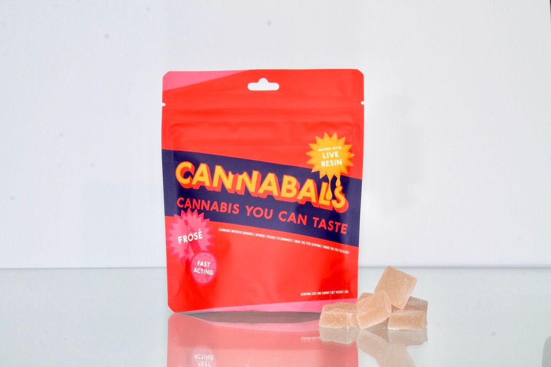 Cannabals Frose 50mg/THC per package gummies