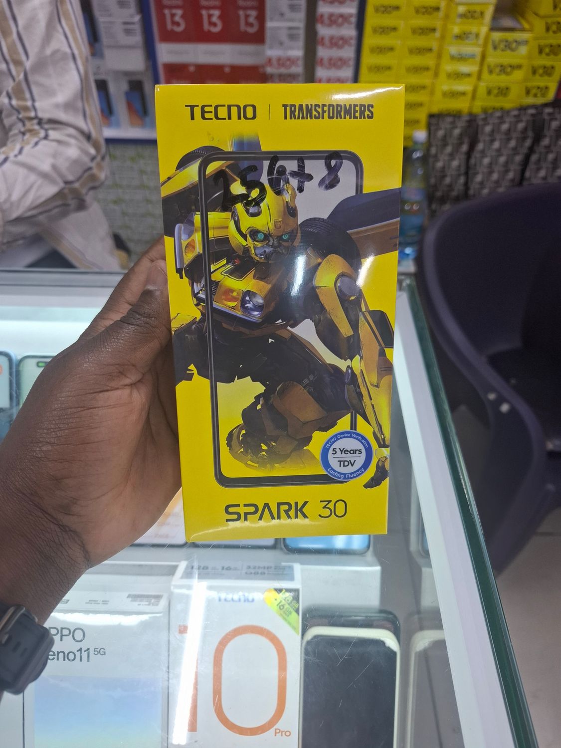 Tecno Spark 30 Transformers Bumblebee  128GB