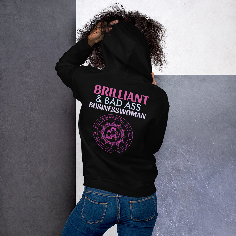 Bad ass Businesswoman Unisex Hoodie