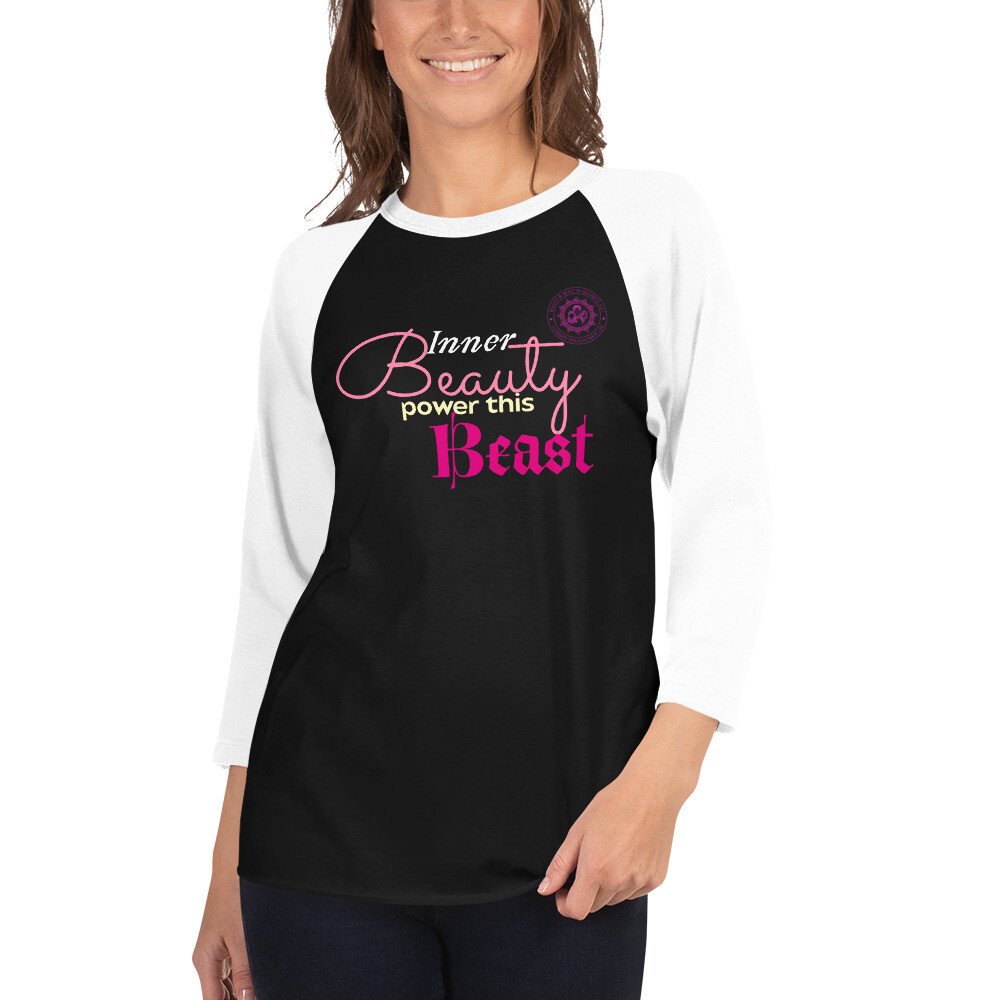 Inner Beauty 3/4 sleeve raglan shirt