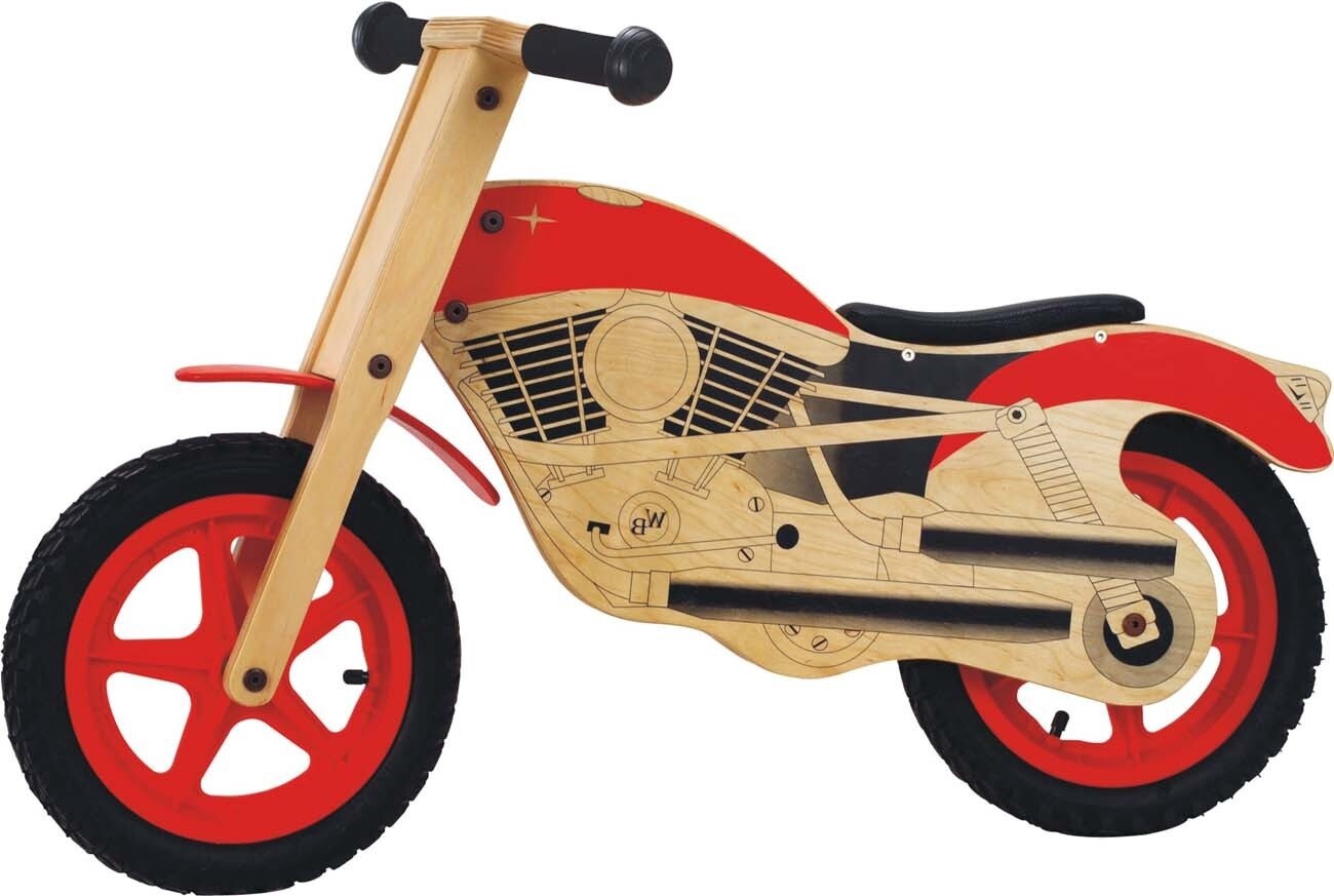 Wooden Kids Push Bike 12&quot;
