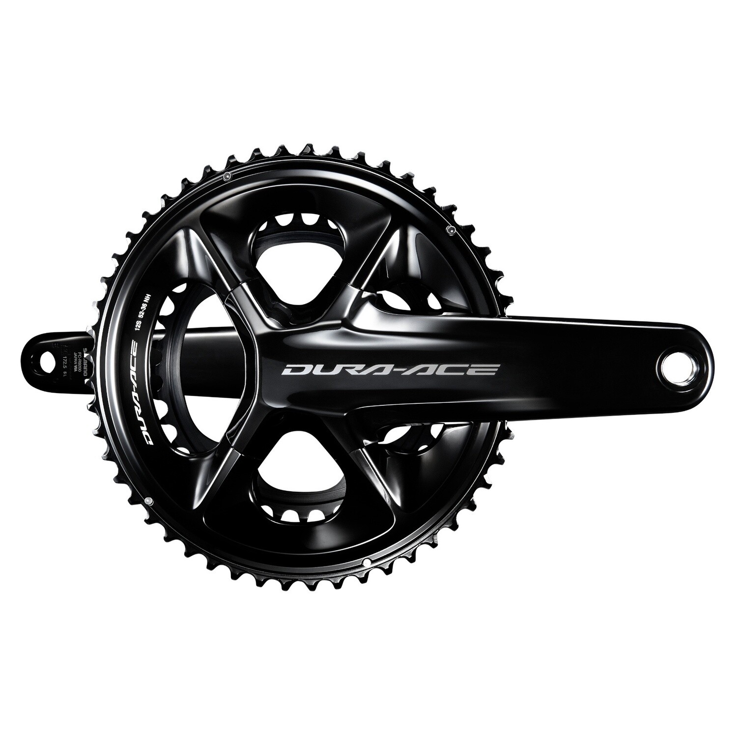 Shimano Dura Ace front chainwheel FC-R9200 for 12spd, Crank Length: 165mm, Chainrings: 50-34t