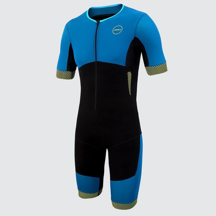 MEN&#39;S AEROFORCE SHORT SLEEVE NANO TRISUIT, Size: L