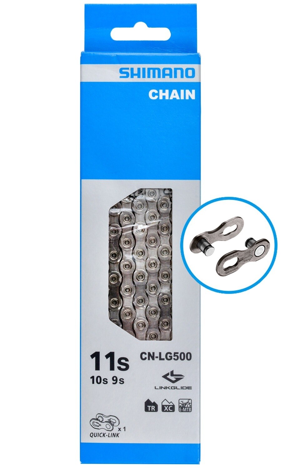 Shimano Chain CN-LG500  for 9/10/11 spd
