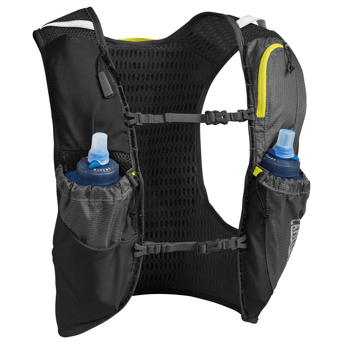 Camelbak Ultra Pro Vest 2x500ml Bottles Quick Stow Graphite/Sulphur Spring