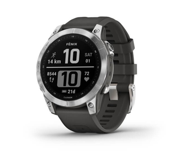 Fenix 7 Silver With Graphite Band