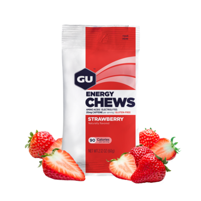 GU Energy Chews Strawberry