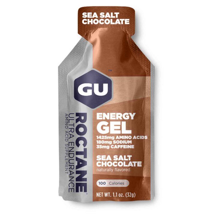 GU Roctane Energy Gels, Flavour: sea salt chocolate