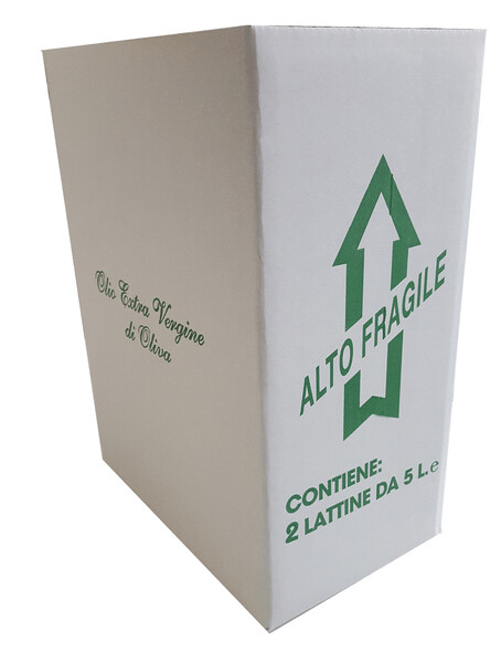 30 PZ SCATOLA DA 2 LATTINE DI OLIO DA  5 L