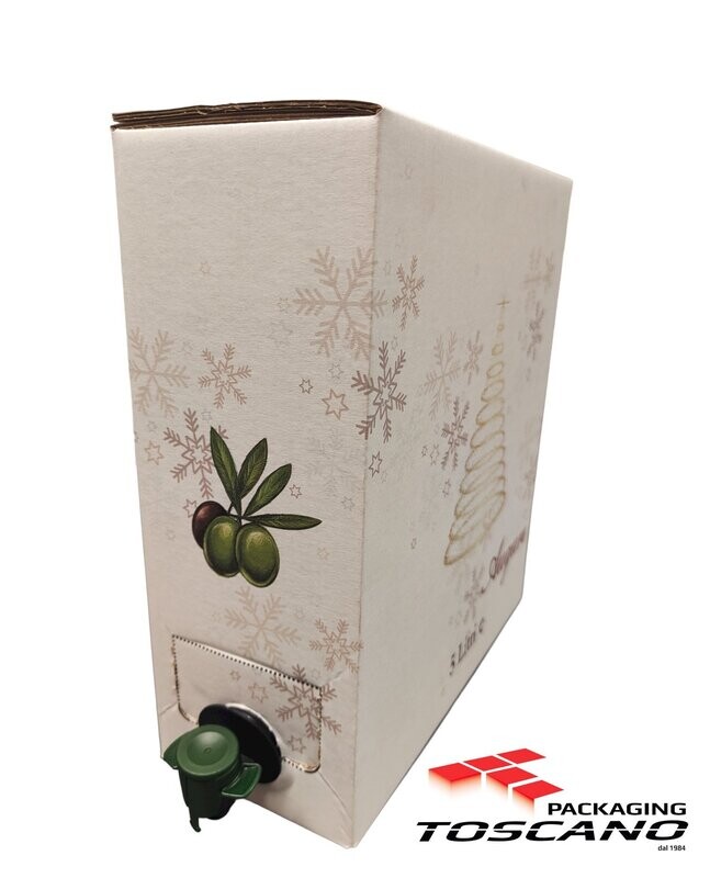 50 PZ BAG IN BOX 5 LITRI OLIO SPECIALE NATALE