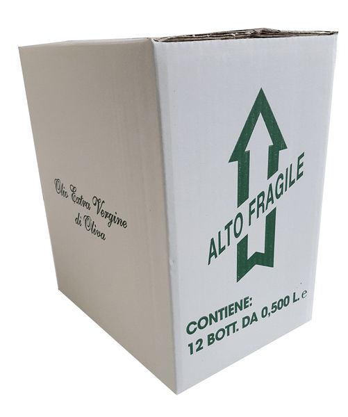 30 PZ SCATOLA DA 12 BOTTIGLIE DI OLIO DA 500 ML