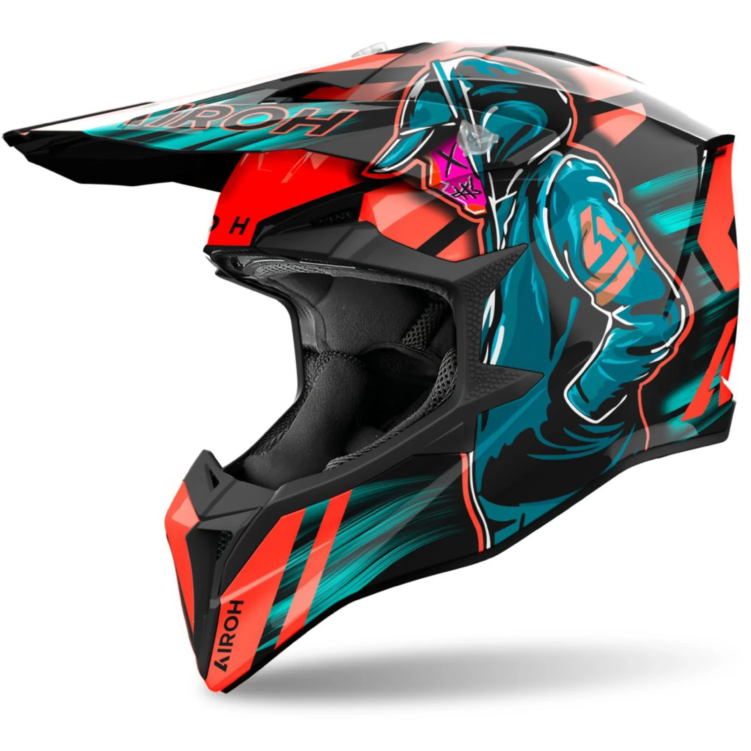Casco Off-Road Airoh Wraaap Cyber Casco Off-Road Airoh Wraaap Cyber