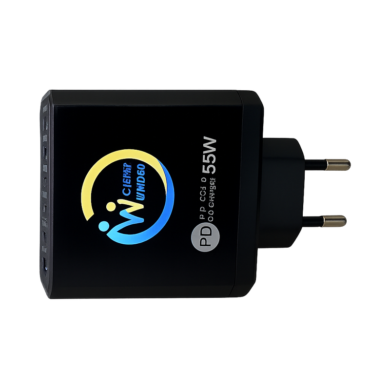 Reiseadapter 55W mit 6 Anschlüssen Reiseadapter 55W mit 6 Anschlüssen