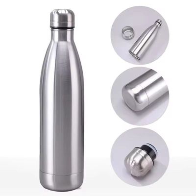 SecurityBottle Deluxe - Edelstahl Trinkflasche 750ml mit Geheimfach
