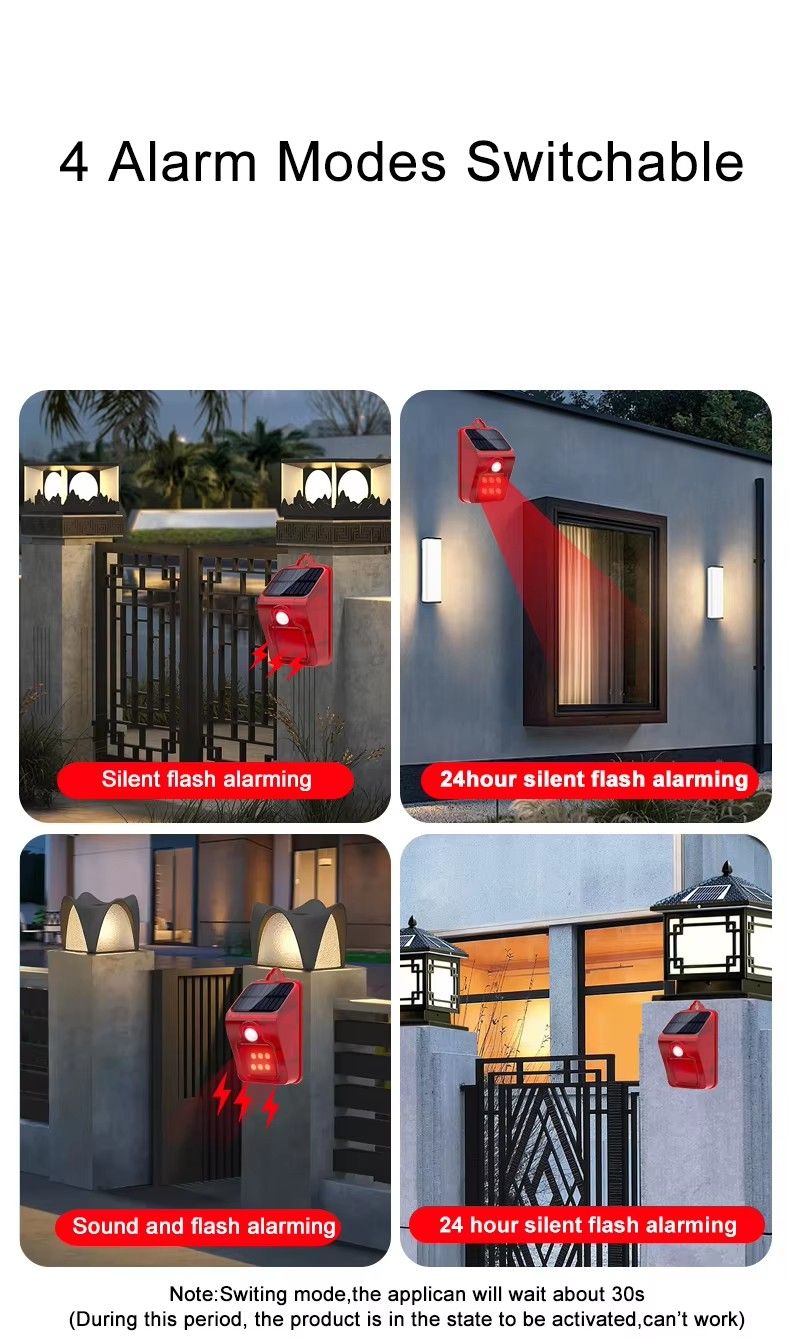 SecureGlow Solar Protect Alarm