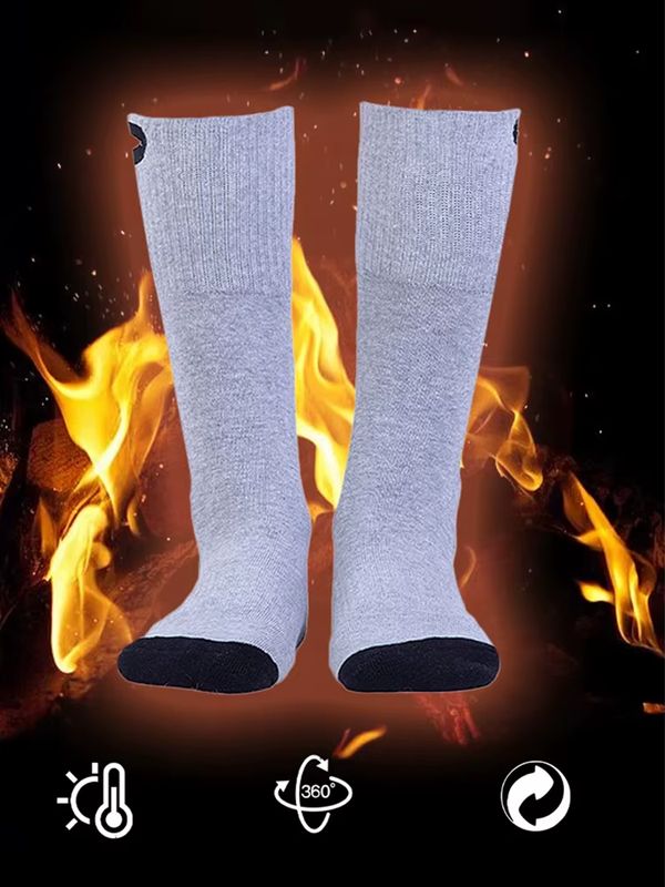 Electric Heated Socks – Battery Powered Warmth for Skiing, Hiking &amp; Winter Camping