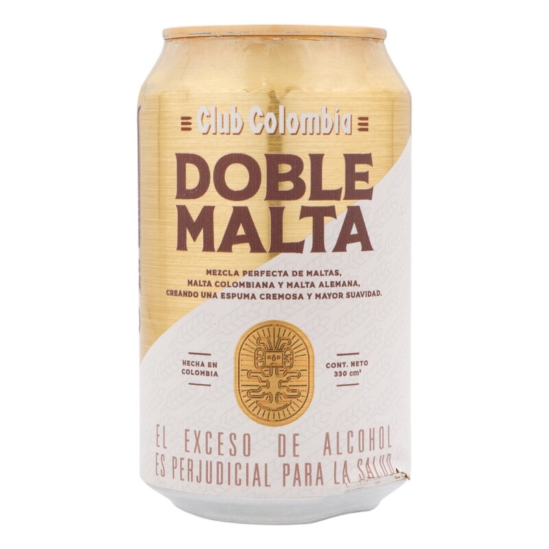Club doble malta  - lata x 24 unds de 330 ml