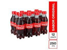 Coca cola pet 250ml x 12 unds