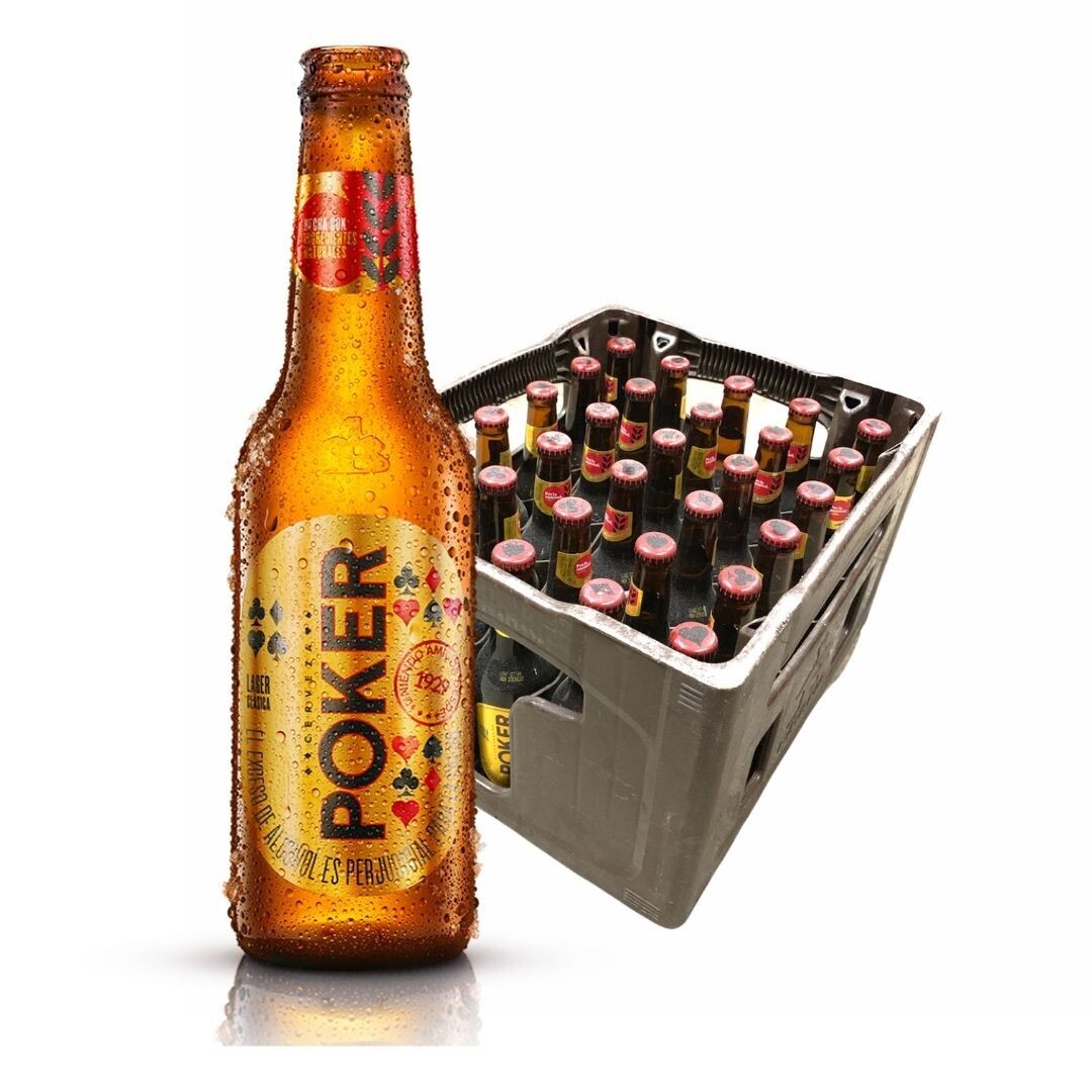 Poker botella 330 retornable - botella x 30 unds de 330ml