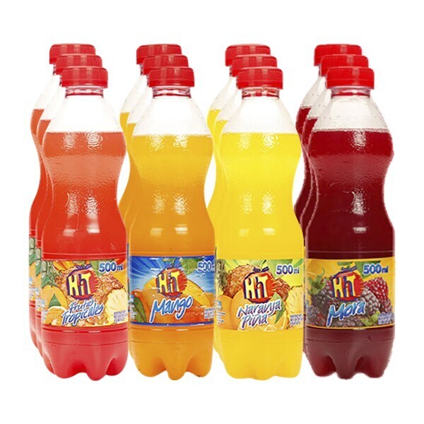 Hit pet 500 - embase pet de 500 ml x 12 unds