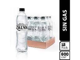 AGUA ZALVA BANDEJA PET DE 600ML X 12N UNIDADES